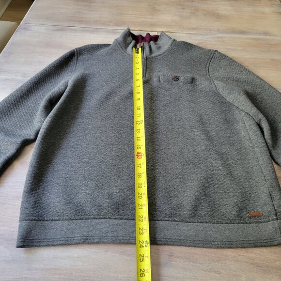 Ted Baker London Grahy Long Sleeve 1/4 Zip Men's Size Large 6  Pullover Sweater - Picture 8 of 10